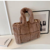 Tineit Arden Faux Fur Plush Bag