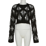 Tineit Alvise Knitted Crop Sweater