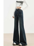 christmas outfit Tineit Women's Y2k Flare Jeans Harajuku Oversize Wide Leg Denim Trousers Japanese 2000s Style Vintage Baggy Jean Pants Trashy Clothes