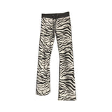 Tineit Zebra stripe pattern trousers rock aesthetic harajuku Y2K bottoms straight grunge punk fashion casual abi retro women's trousers