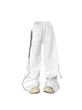 christmas outfit Tineit Women's White Pants Harajuku Streetwear 90s Aesthetic Oversize High Waist Sweatpants Jogger Y2k 2000s Vintage Trousers Clothes