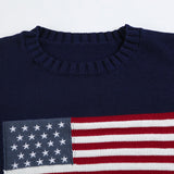 Tineit Mable American Flag Sweater