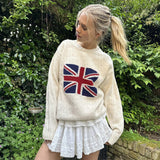 Tineit Brit Union Jack Knit Sweater