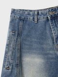 Tineit 2024 New Denim Plain Straight Pants Jeans