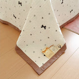 Tineit 2024 New Summer Water Washed Glutinous Cotton Summer Bedding Cover Set of Four Pieces