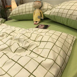 Tineit Ins Style Fashion Butterfly Bedding Set For Girls Boys Double Size Flat Sheet Duvet Cover Pillowcase Bed Linen Home Textile