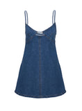 Tineit Arwen Denim Mini Dress Blue