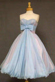 Tineit A-line Sweetheart Birthday Outfit Cute Short Homecoming Dress with Bowknot (PRE-ORDER)