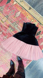 Tineit Cute A-Line Strapless Short Pink Velvet Homecoming Dress Birthday Outfit (PRE-ORDER)