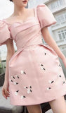 Tineit Cute A Line Sweetheart Short Pink Homecoming Dress Birthday Outfit (PRE-ORDER)