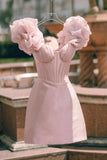 Tineit Sparkly A line Homecoming Dress With Tiered Ruffle Bodice Birthday Outfits (PRE-ORDER)