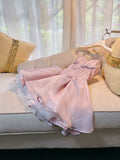 Tineit Simple A Line Spaghetti Straps Pink Short Homecoming Dresses th Birthday Outfit (PRE-ORDER)