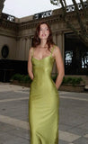 Tineit Modest Sheath Straps Green Long Prom Dresses Evening Dress (PRE-ORDER)