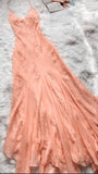 Tineit Gorgeous A line Halter Prom Gown With Beads Long Chiffon Prom Dresses Evening Dress (PRE-ORDER)