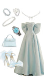 Tineit Pretty A line Sweetheart Light Sky Blue Satin Long Party Dress Prom Dresses (PRE-ORDER)