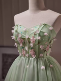 Tineit Elegant A Line Mint Green Birthday Outfits Tulle Homecoming Dresses (PRE-ORDER)