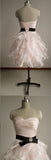 Tineit Adorable Cute Organza Light Pink Short Formal Dress Homecoming Dress (PRE-ORDER)