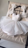 Tineit Vintage Ball Gown Straps White Homecoming Dress th Birthday Outfits (PRE-ORDER)