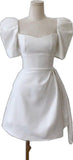 Tineit Elegant A Line Short Sleeves Homecoming Dress Birthday Outfits (PRE-ORDER)