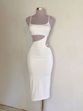 Tineit Vintage Sheath Straps White Homecoming Dress th Birthday Outfits (PRE-ORDER)