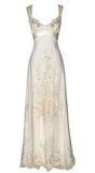 Tineit Vintage A Line Straps Satin Long Prom Dress (PRE-ORDER)