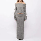 Tineit Chana Knitted Skirt Set