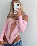 Tineit Erza Mesh Bodysuit