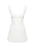 Tineit Faubert Mini Dress White