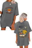 Tineit Awakecrm Halloween Town University Graphic T-shirt