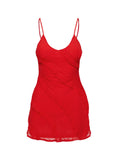 Tineit Lars Mini Dress Red