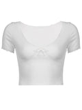 Tineit Mara Short Sleeve Crop Top