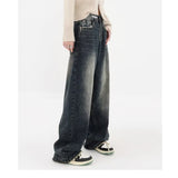 baggy jeans Summer New Men's Trousers Simple Youth Popular Pants Jeans Personality Trendy Loose Straight Straight Leg