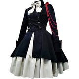 Medieval Cos Clothing Renaissance Gothic Dress Vintage Bow Ruffled Punk Cosplay Skirt