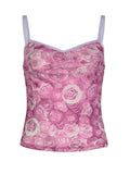 Tineit Zion Floral Print Mesh Tank Top