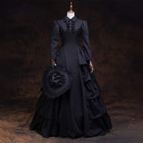 detective costume Medieval Victorian Dress Halloween Renaissance Gothic Lace Queen Princess Dress