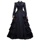 detective costume Medieval Victorian Dress Halloween Renaissance Gothic Lace Queen Princess Dress