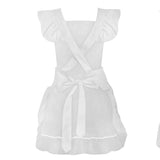 hoco dresses Apron British Court Style White Skirt Overalls Apron Japanese Role Playing Apron Maid Group