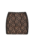 Tineit-Romani Lace Mini Skirt Black