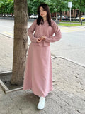 Tineit Ramadan women Set Eid Two Piece Shirt &Pants woman Suits Shirt Blouse Musulman Ensembles Moroccan Kaftan Islamic Outfits Sets