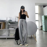 Tineit American New Detachable Design Sense Tooling Jeans Female Y2K Fashion Gothic Retro High Street Straight Small Vibe Waisted Pants