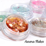 Tineit Crystal Aurora Nail Glitter Flakes Irregular Mermaid Fire Opal Sequins Spring Iridescent Paillettes Sparkle Manicure Decor LYMH