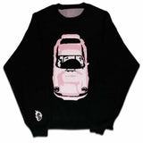 Tineit Y2K car Printing Punk Knitwear Vintage Winter Oversized Men’s Sweater Harajuku 2000s Unisex Jumper Aesthetic Clothes Sweater