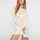 Tineit Sophia Backless Knit Mini Dress