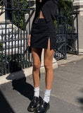 Tineit-The Lola Mini Skirt Black