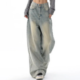 Tineit Vintage 90s Baggy Boyfriend Jeans