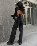 Tineit Tammy High Waist Boyfriend Jeans