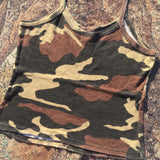 Tineit Y2k Women's clothing Crop Top Camo Top Harajuku Tank and Camis Vintage top Summer Aesthetic Women's shirt Women's clothing Emo