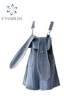 christmas outfit Tineit Women's Clothes Vintage Denim Short Jumpsuits Streetwear Shorts Jeans Y2k Overalls Korean High Waist Wide Leg Denim Pants Summer