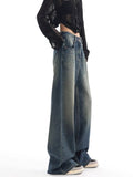 Tineit Vintage Wash 90's Baggy Boyfriend Jeans