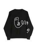 christmas outfit Tineit 2025 Spring Women Sweater Vintage Knitted Long Sleeve O-Neck Ladies Jumper Fashion Streetwear Loose Casual Sueter Mujer Pullover